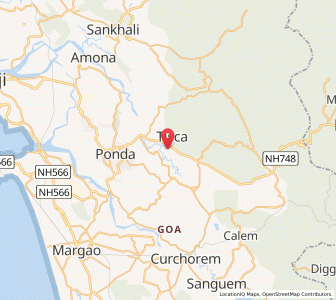 Map of Piliem, Goa