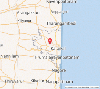 Map of Pillaittiruvasal, Puducherry