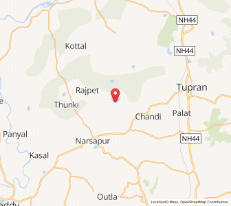 Map of Pilutla, Andhra Pradesh