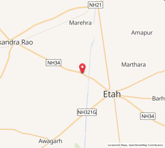 Map of Pilwa, Uttar Pradesh