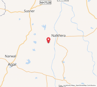 Map of Pilwas, Madhya Pradesh
