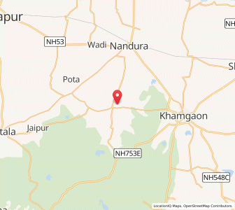 Map of Pimpalgaon Raja, Maharashtra