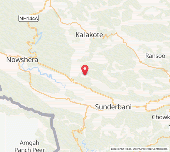 Map of Pind, Kashmir