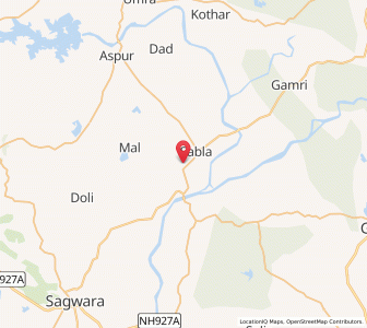 Map of Pindawal, Rajasthan