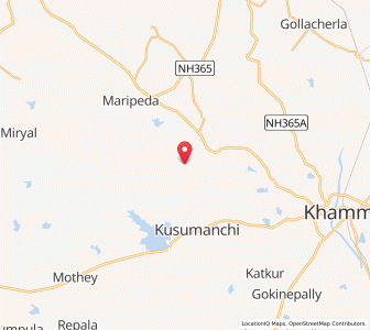 Map of Pindipole, Andhra Pradesh