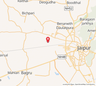 Map of Pindolai, Rajasthan
