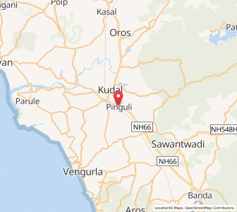 Map of Pinguli, Maharashtra