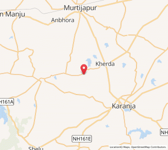 Map of Piniar, Maharashtra