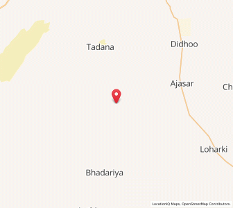 Map of Pinsanan Nada, Rajasthan