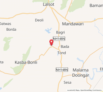 Map of Pipalda, Rajasthan