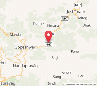 Map of Pipalkoti, Uttarakhand