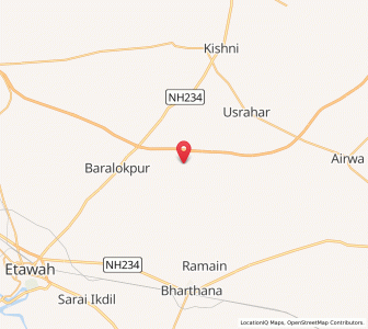 Map of Pipar ka Nagla, Uttar Pradesh