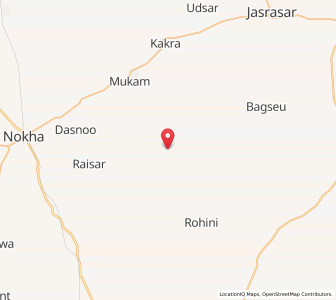 Map of Pipasar, Rajasthan