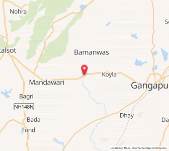 Map of Piplai, Rajasthan