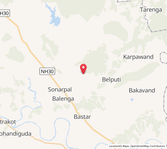 Map of Piplawandi, Chhattisgarh