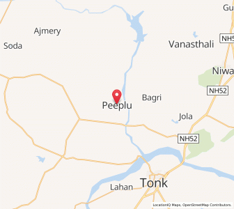 Map of Piplu, Rajasthan