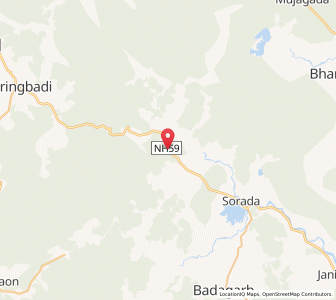 Map of Pippalapanka, Odisha