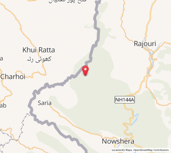 Map of Pir Badesar, Kashmir