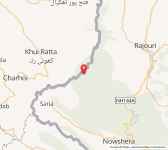 Map of Pir Maradhi, Kashmir