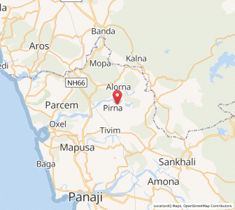 Map of Pirna, Goa