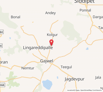 Map of Pirohed, Andhra Pradesh