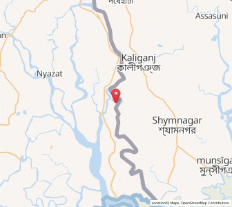 Map of Pirojpan Bara, West Bengal