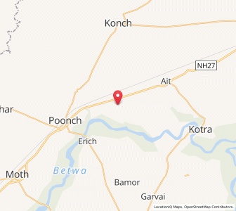 Map of Pirona, Uttar Pradesh