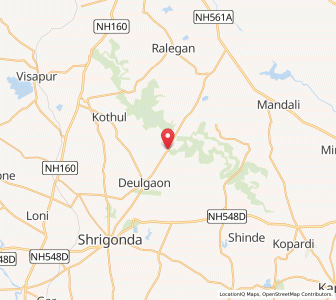 Map of Pisore Khand, Maharashtra