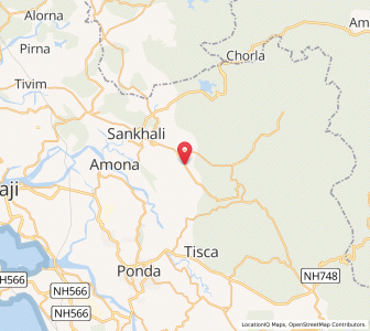 Map of Pissurlem, Goa