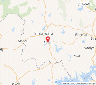 Map of Pith, Rajasthan