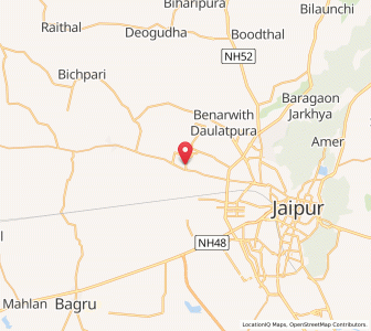 Map of Pithawas, Rajasthan