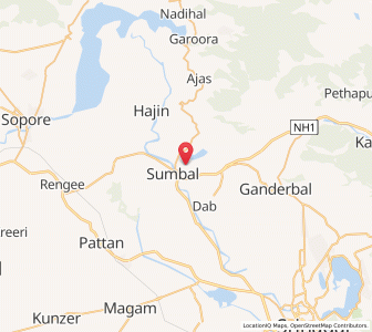 Map of Pittapur, Kashmir
