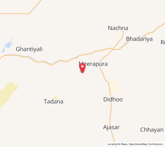 Map of Piunawali Dahar, Rajasthan