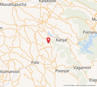 Map of Pizhakukara, Kerala