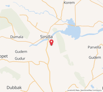 Map of Pochampalli, Andhra Pradesh