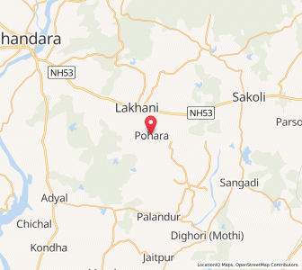 Map of Pohra, Maharashtra