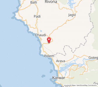 Map of Poinguinim, Goa