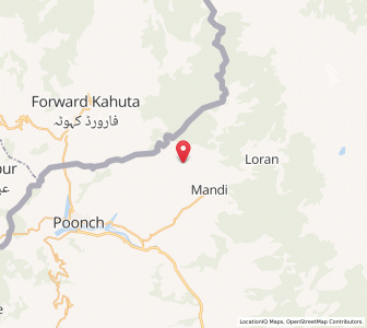 Map of Pol Padar, Kashmir