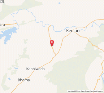 Map of Polari, Madhya Pradesh