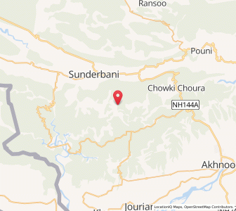 Map of Polel, Kashmir