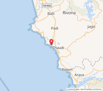 Map of Pololem, Goa