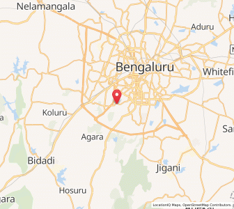 Map of Poornapragana Layout, Karnataka