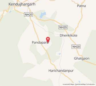 Map of Porhmunda, Odisha