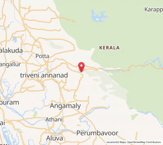 Map of Poringalkuthu, Kerala