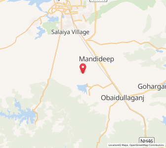 Map of Poronian, Madhya Pradesh