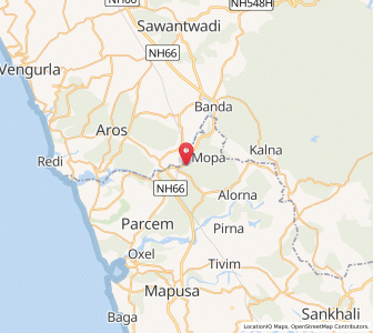 Map of Poroscodem, Goa