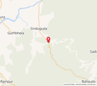 Map of Porubata, Odisha
