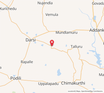 Map of Potakamuru, Andhra Pradesh