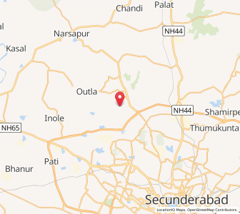 Map of Potaram, Andhra Pradesh