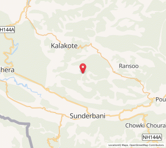Map of Potha Gala, Kashmir